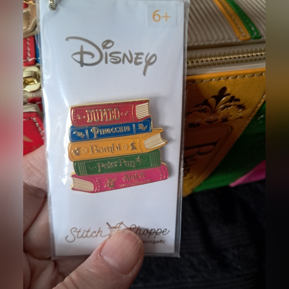 Loungefly Disney Classic Books with Pin - Picture 6 of 9